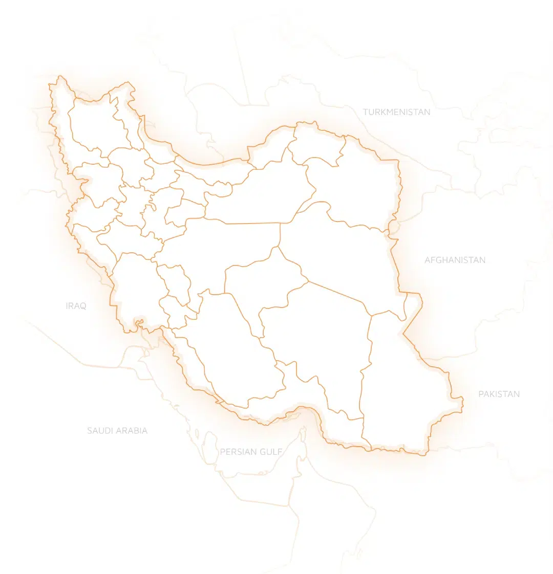 Map iran