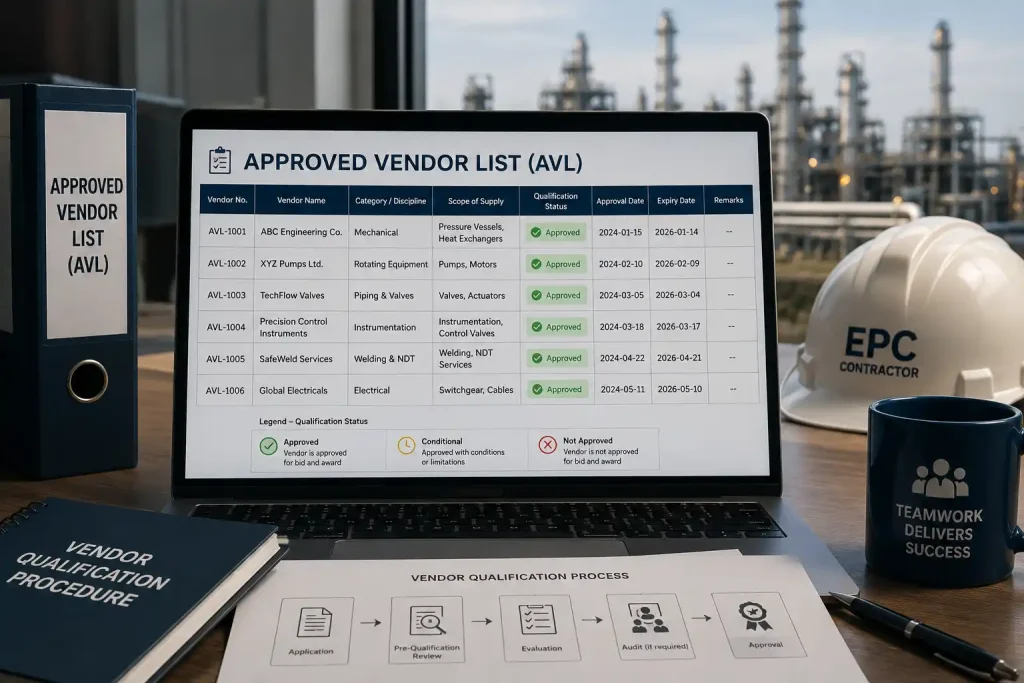 Approved Vendor List (AVL) چیست؟